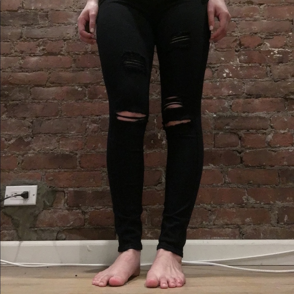 7 for all Mankind ankle skinny jeans